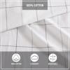 imageEddie Bauer  Twin Sheet Set Cotton Percale Bedding Set Crisp ampamp Cool Home Decor Dorm Room Essentials Animal Tracks White TwinNorthern Plaid WhiteGrey