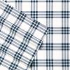 imageEddie Bauer  Twin Sheet Set Cotton Percale Bedding Set Crisp ampamp Cool Home Decor Dorm Room Essentials Animal Tracks White TwinPlaid NavyWhite