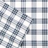 imageEddie Bauer  Twin Sheet Set Cotton Percale Bedding Set Crisp ampamp Cool Home Decor Dorm Room Essentials Animal Tracks White TwinPlaid NavyWhite