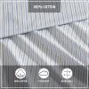 imageEddie Bauer  Twin Sheet Set Cotton Percale Bedding Set Crisp ampamp Cool Home Decor Dorm Room Essentials Animal Tracks White TwinTicking Stripe NavyGreen