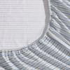 imageEddie Bauer  Twin Sheet Set Cotton Percale Bedding Set Crisp ampamp Cool Home Decor Dorm Room Essentials Animal Tracks White TwinTicking Stripe NavyGreen