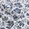 imageEddie Bauer  Twin Sheet Set Cotton Percale Bedding Set Crisp ampamp Cool Home Decor Dorm Room Essentials Animal Tracks White TwinWoodblock Floral Blue