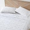 imageEddie Bauer  Twin Sheet Set Cotton Percale Bedding Set Crisp ampamp Cool Home Decor Dorm Room Essentials Sea Planes Blue TwinCampout WhiteNavy