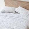 imageEddie Bauer  Twin Sheet Set Cotton Percale Bedding Set Crisp ampamp Cool Home Decor Dorm Room Essentials Sea Planes Blue TwinCampout WhiteNavy
