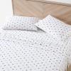 imageEddie Bauer  Twin Sheet Set Cotton Percale Bedding Set Crisp ampamp Cool Home Decor Dorm Room Essentials Sea Planes Blue TwinFishing Flies WhiteRedBlue