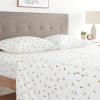 imageEddie Bauer  Twin Sheet Set Cotton Percale Bedding Set Crisp ampamp Cool Home Decor Dorm Room Essentials Sea Planes Blue TwinKayaks WhiteBlueRed