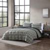 imageEddie Bauer Comforter Set Reversible Plaid Alt Down Bedding with Matching Shams Home Decor for Colder Months King Rugged NavyRugged Navy