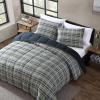 imageEddie Bauer Comforter Set Reversible Plaid Alt Down Bedding with Matching Shams Home Decor for Colder Months King Rugged NavyRugged Navy