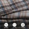 imageEddie Bauer Comforter Set Reversible Plaid Alt Down Bedding with Matching Shams Home Decor for Colder Months King Rugged NavyRugged Plaid Brown