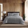 imageEddie Bauer  King Comforter Set Reversible Cotton Bedding with Matching Shams Home Decor for Colder Months Preston Grey KingKing