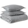 imageEddie Bauer  King Comforter Set Reversible Cotton Bedding with Matching Shams Home Decor for Colder Months Preston Grey KingQueen