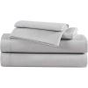 imageEddie Bauer  Queen Sheets Cotton Flannel Bedding Set Brushed for Extra Softness Cozy Home Decor Green QueenGrey