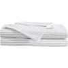 imageEddie Bauer  Twin Sheet Set Cotton Percale Bedding Set Crisp ampamp Cool Home Decor Dorm Room Essentials Animal Tracks White TwinArden Stripe Grey