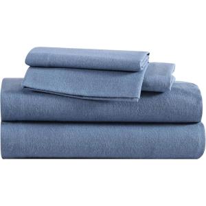 imageEddie Bauer  Queen Sheets Cotton Flannel Bedding Set Brushed for Extra Softness Cozy Home Decor Green QueenBlue