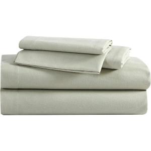 imageEddie Bauer  Queen Sheets Cotton Flannel Bedding Set Brushed for Extra Softness Cozy Home Decor Green QueenGreen