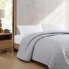 imageEddie Bauer  Queen Blanket Soft ampamp Cozy Bedding Quilted Home Decor Classic Solid Grey Queen