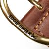 imageEddie Bauer Womens Casual Leather Belts with Durable Metal BuckleCenter Bar Woven  Tan