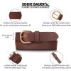 imageEddie Bauer Womens Casual Leather Belts with Durable Metal BuckleClassic Leather  Brown