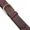 imageEddie Bauer Womens Casual Leather Belts with Durable Metal BuckleFloral Tooled  Brown