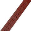 imageEddie Bauer Womens Casual Leather Belts with Durable Metal BucklePerforated Pattern  Tan