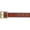 imageEddie Bauer Womens Casual Leather Belts with Durable Metal BucklePerforated Pattern  Tan