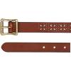 imageEddie Bauer Womens Casual Leather Belts with Durable Metal BucklePerforated Pattern  Tan