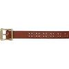 imageEddie Bauer Womens Casual Leather Belts with Durable Metal BucklePerforated Pattern  Tan
