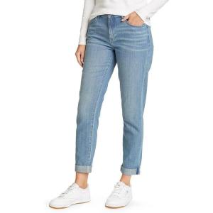 imageEddie Bauer Womens Boyfriend Slim Fit JeansWorn Light
