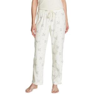 imageEddie Bauer Womens Stines Favorite Flannel Sleep PantsWinter White