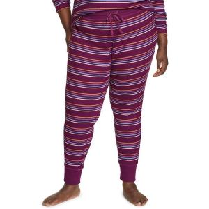 imageEddie Bauer Womens Stines Favorite Waffle Sleep PantsDark Purple