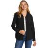 imageEddie Bauer Womens Departure 30 LongSleeve ShirtBlack
