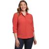 imageEddie Bauer Womens Departure 30 LongSleeve ShirtTerracotta