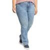 imageEddie Bauer Womens Voyager HighRise Bootcut Jeans Classic FitBlue Haze