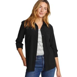 imageEddie Bauer Womens Departure 30 LongSleeve ShirtBlack