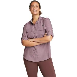 imageEddie Bauer Womens UPF Guide LongSleeve ShirtDusty Violet