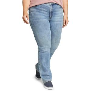 imageEddie Bauer Womens Voyager HighRise Bootcut Jeans Classic FitBlue Haze