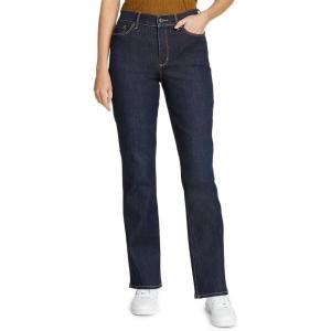 imageEddie Bauer Womens Voyager HighRise Bootcut Jeans Classic FitDk Indigo