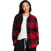 imageEddie Bauer Womens Campfire Bonding Flannel JacketCardinal