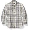 imageEddie Bauer Womens Campfire Bonding Flannel JacketHeather Gray