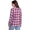 imageEddie Bauer Womens Firelight Flannel ShirtPlumwine