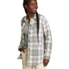 imageEddie Bauer Womens Campfire Bonding Flannel JacketHeather Gray