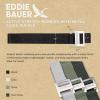 imageEddie Bauer Mens Backcountry BeltActive Stretch Webbing with Metal Glide BuckleGrey