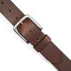 imageEddie Bauer Mens Casual Leather Belt with Metal BuckleBridle Leather  Brown