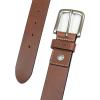 imageEddie Bauer Mens Casual Leather Belt with Metal BuckleBridle Leather  Tan