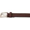 imageEddie Bauer Mens Casual Leather Belt with Metal BuckleDebossed Adventure  Brown