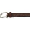 imageEddie Bauer Mens Casual Leather Belt with Metal BuckleDebossed Adventure  Brown