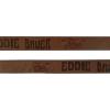 imageEddie Bauer Mens Casual Leather Belt with Metal BuckleDebossed Logo  Tan