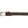 imageEddie Bauer Mens Casual Leather Belt with Metal BuckleEmbossed Sasquatch  Brown