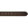 imageEddie Bauer Mens Casual Leather Belt with Metal BuckleEmbossed Sasquatch  Brown