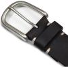imageEddie Bauer Mens Casual Leather Belt with Metal BuckleHand Tacked  Black